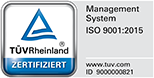 TÜV-zertifiziert ISO 9001